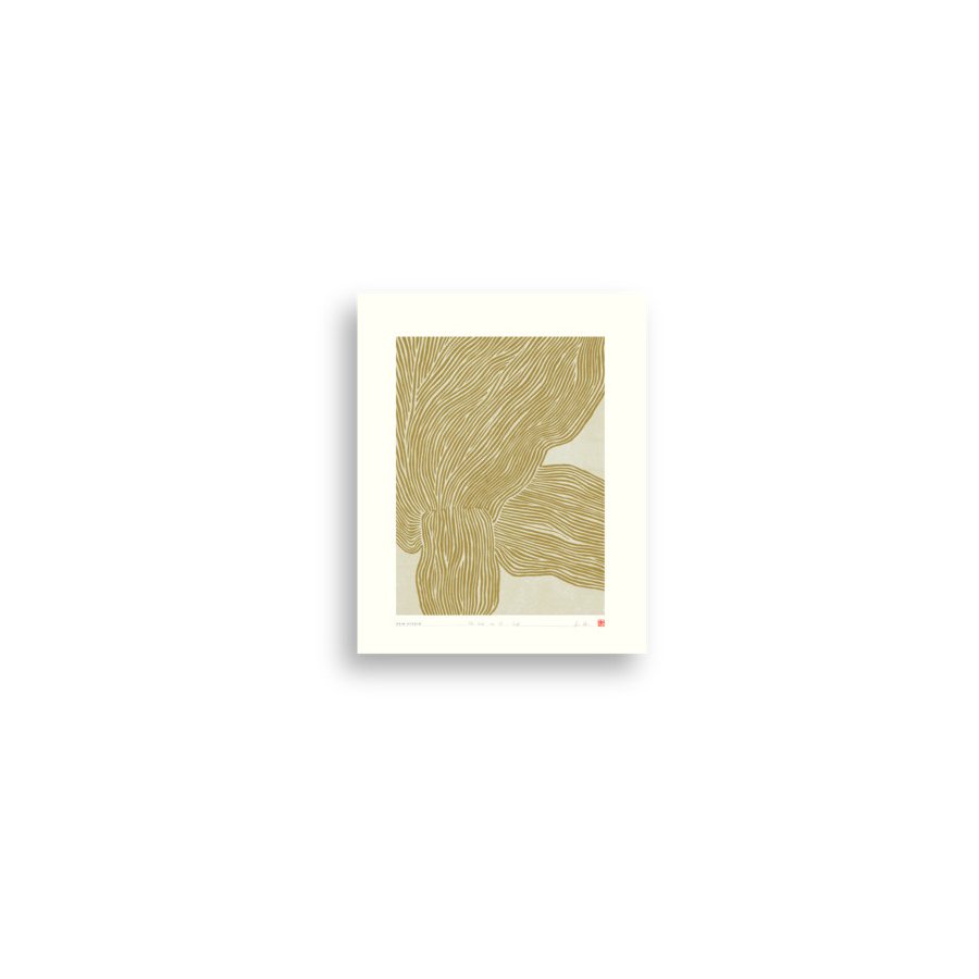 Hein Studio Art Print Collection 2045 The Line Nr. 23 40x50 cm, Gold