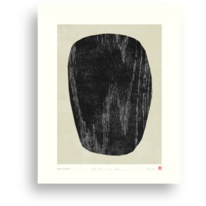 Hein Studio Art Print Collection 2049 Wood Study Nr. 02 40x50 cm, Schwarz