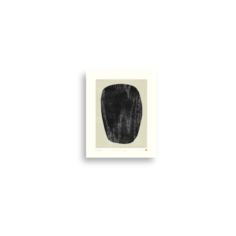 Hein Studio Art Print Collection 2049 Wood Study Nr. 02 40x50 cm, Schwarz