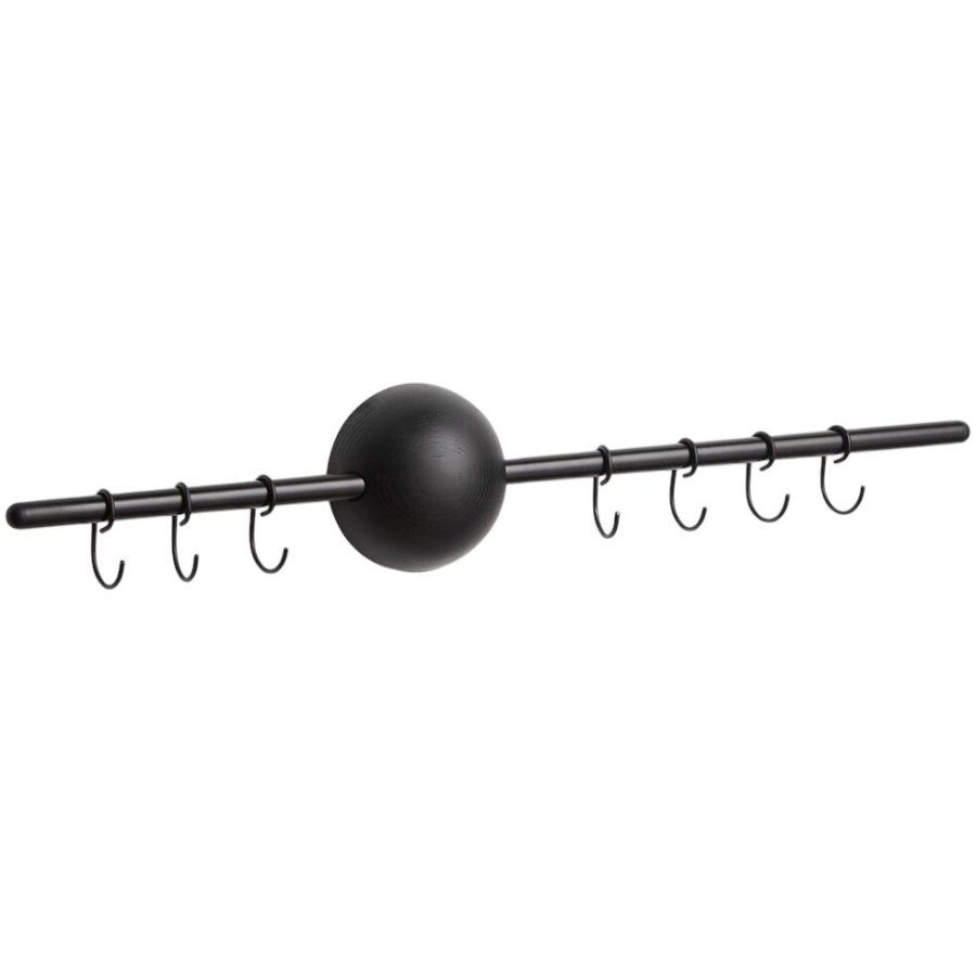 WOUD Hoop Knagerkke 60 cm, Sortmalet Eg