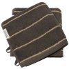 Meraki Stripe Handtuch 50x100 cm, Army