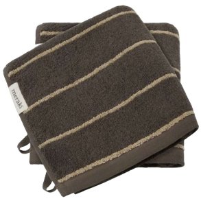 Meraki Stripe Håndklæde 50x100 cm, Army
