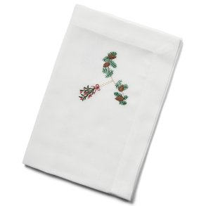 Langkilde & Sn Juleserviet 50x50 cm, Mistelten
