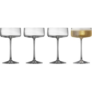Lyngby Glas Krystal Zero Champagneskål 4 stk. 26 cl