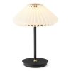 Halo Design Paris To Go Tragbare Akku-Lampe H28 cm, Wei/Schwarz