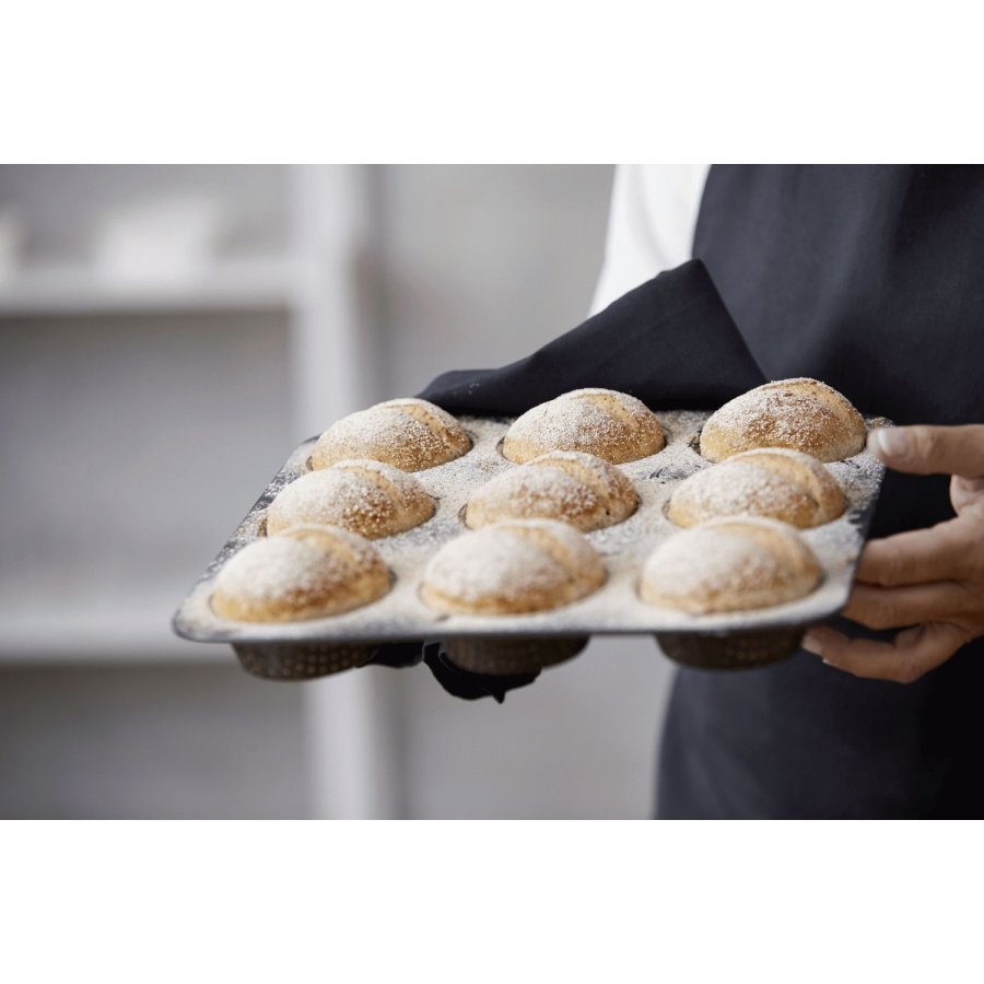 Blomsterbergs Broodjesvorm 32x30 cm, Carbon staal