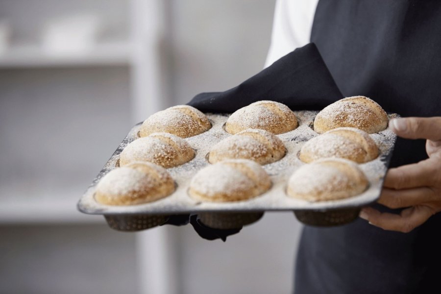 Blomsterbergs Broodjesvorm 32x30 cm, Carbon staal