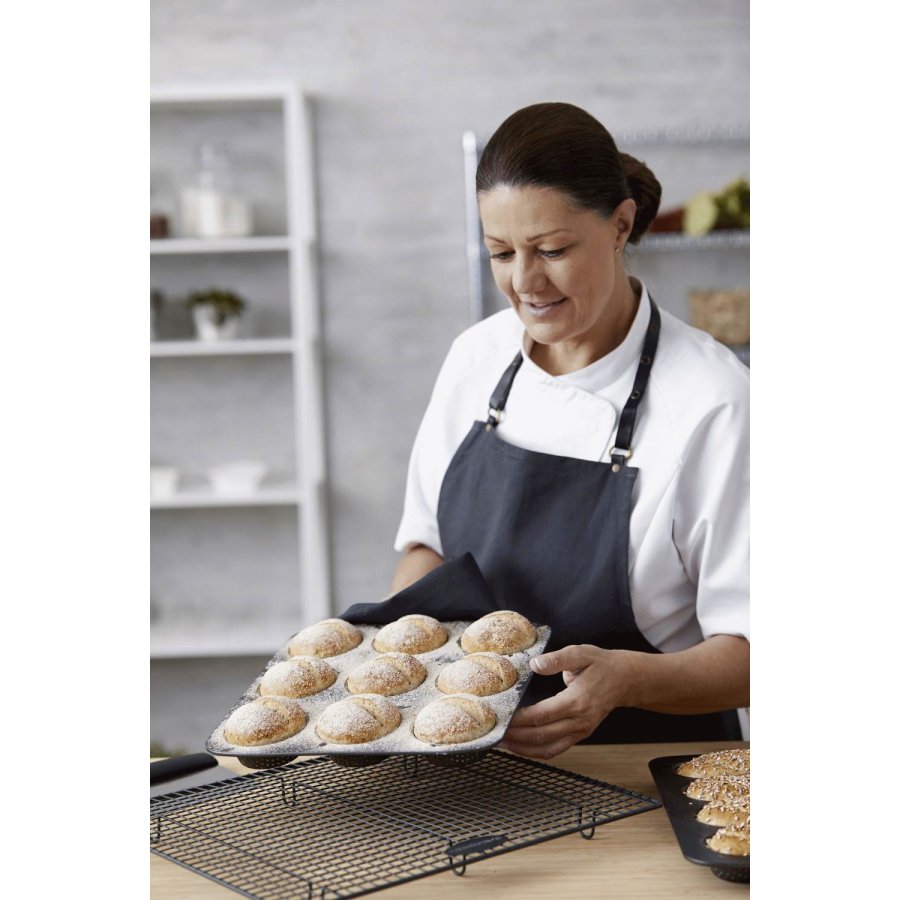 Blomsterbergs Broodjesvorm 32x30 cm, Carbon staal