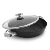 Scanpan Pro IQ Chef's Pan mit Antihaft Beschichtung und Deckel 32 cm