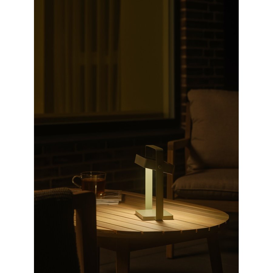 Nordlux Saulio To-Go Solarleuchte LED H23,6 cm, Olivgrn