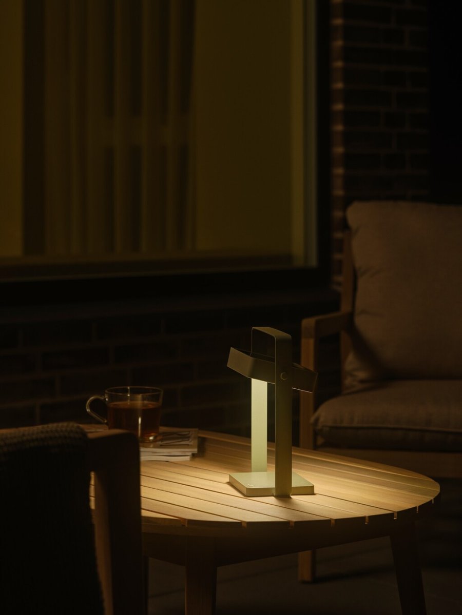 Nordlux Saulio To-Go Solarleuchte LED H23,6 cm, Olivgrn