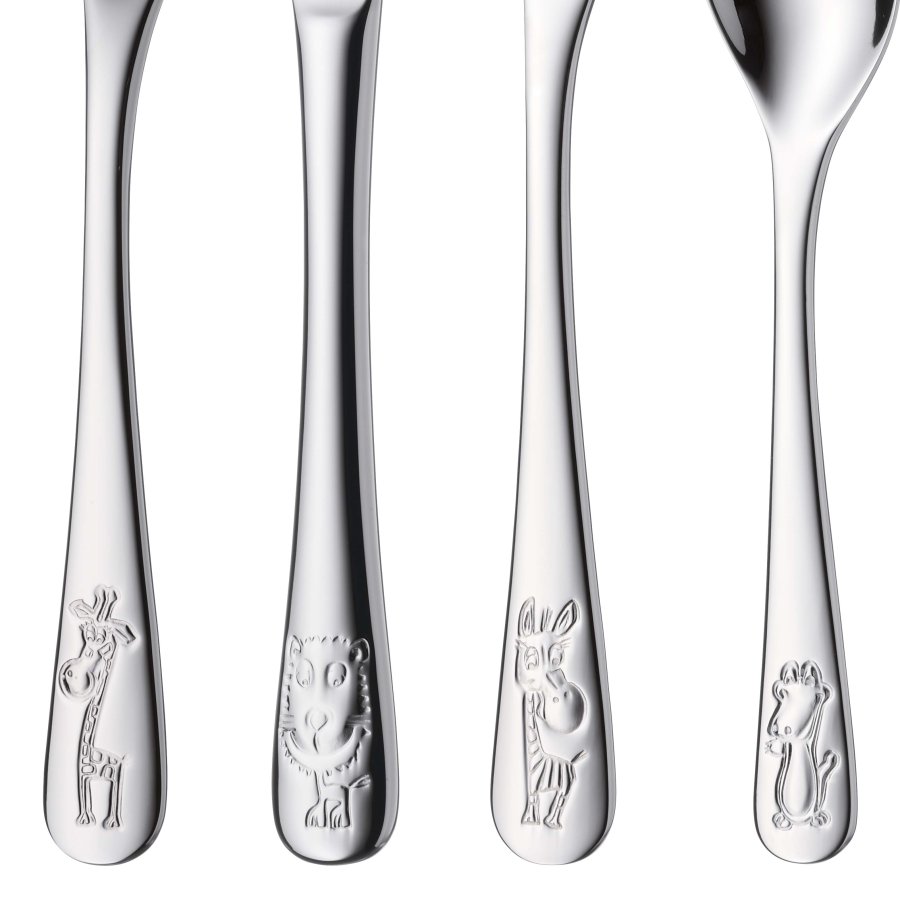 WMF Safari Brnebestik 4 Dele, Blankt Stl