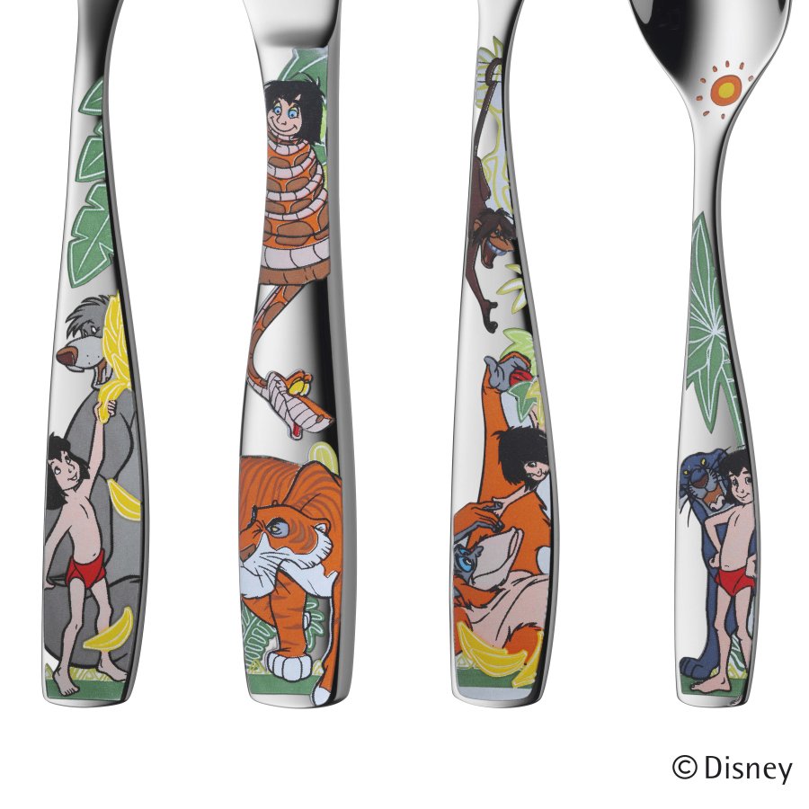 WMF Junglebogen Brnebestik 4 Dele, Blankt Stl