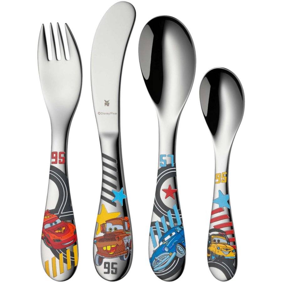 WMF Cars B�rnebestik 4 Dele, Blankt St�l