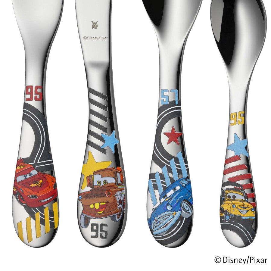 WMF Cars B�rnebestik 4 Dele, Blankt St�l