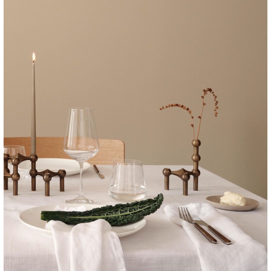 STOFF Nagel Vase H10 cm, Bronze