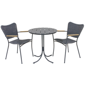 Mandalay Pure/Marguerit String Cafést m. 2 Stole 67 cm, Antracit