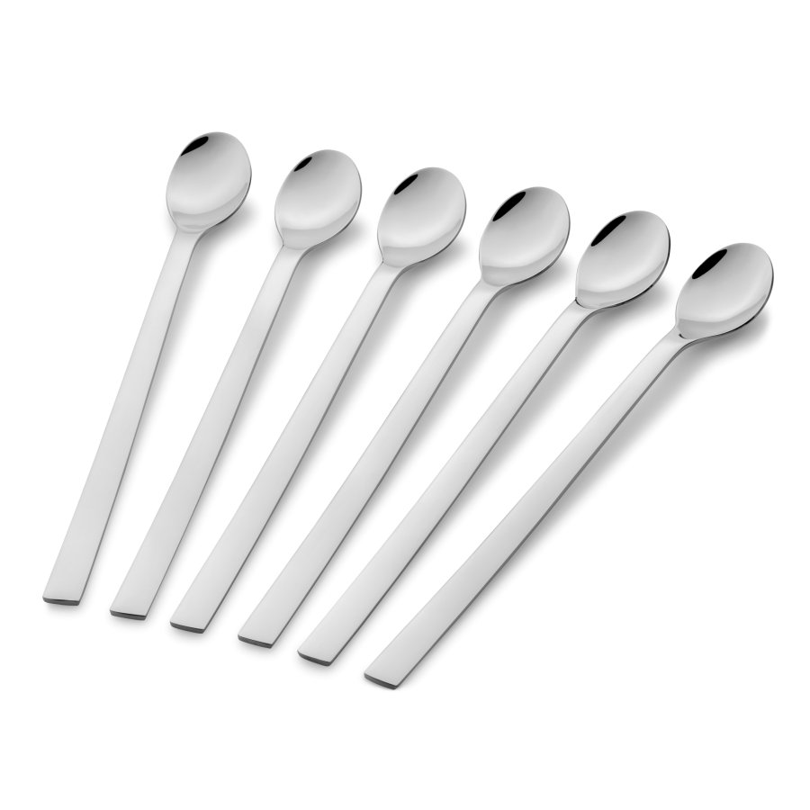 WMF Nuova Long Drinkske 6 Stk, Blankt Stl