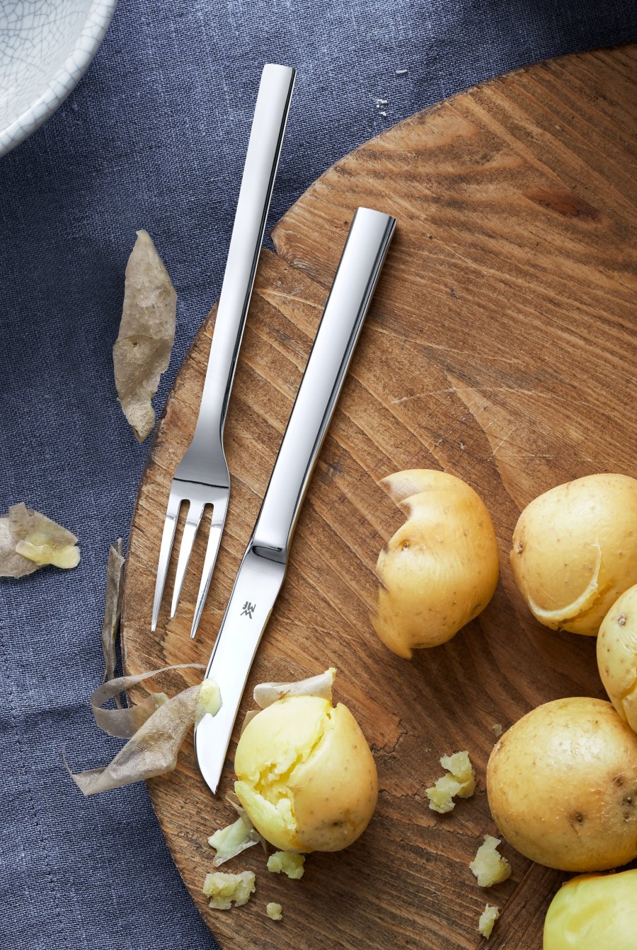 WMF Nuova Kartoffelskrllerst 2 Dele, Blankt Stl