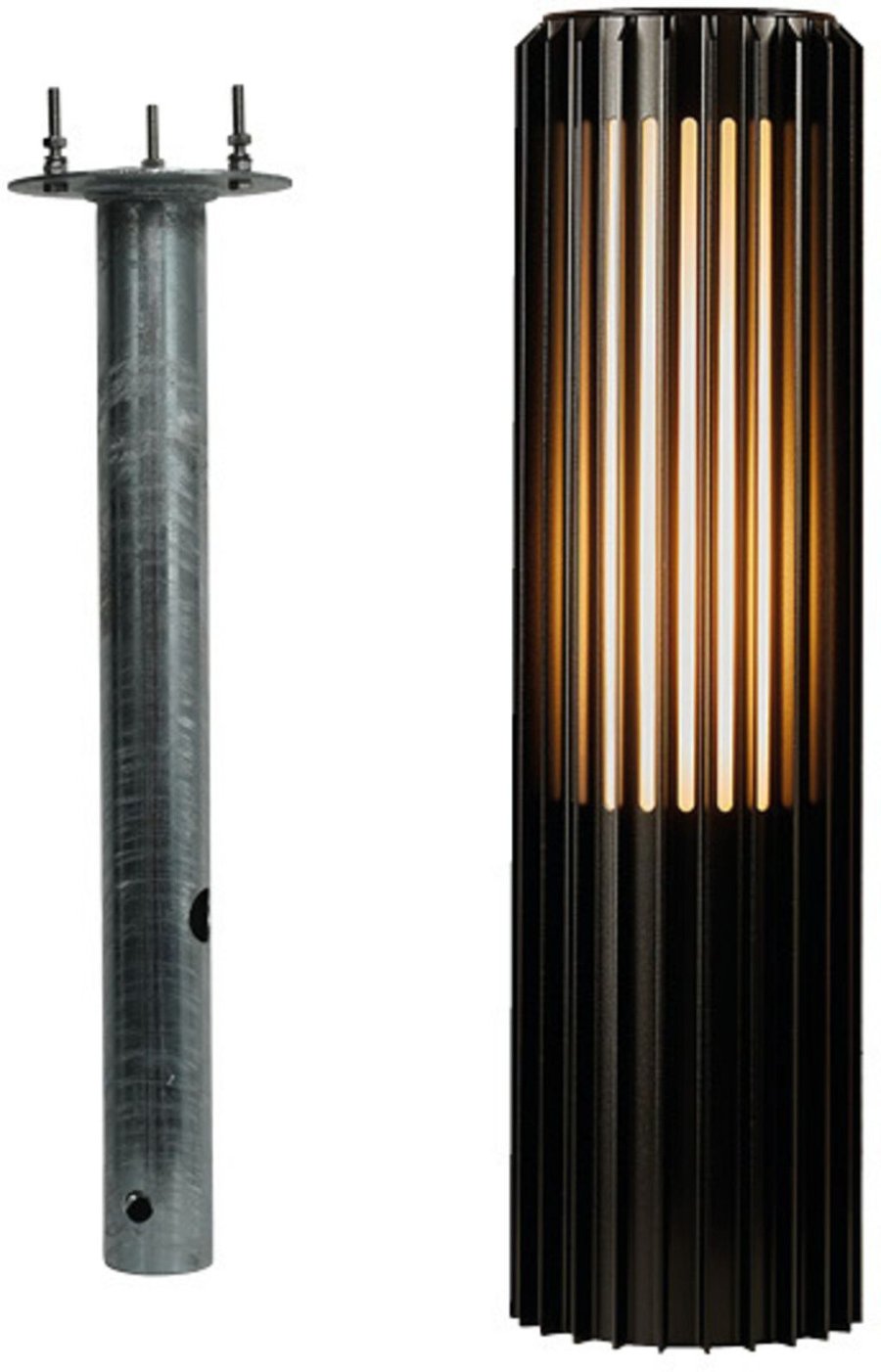 Nordlux Aludra 45 Gartenleuchte H45,4 cm, Seaside Black
