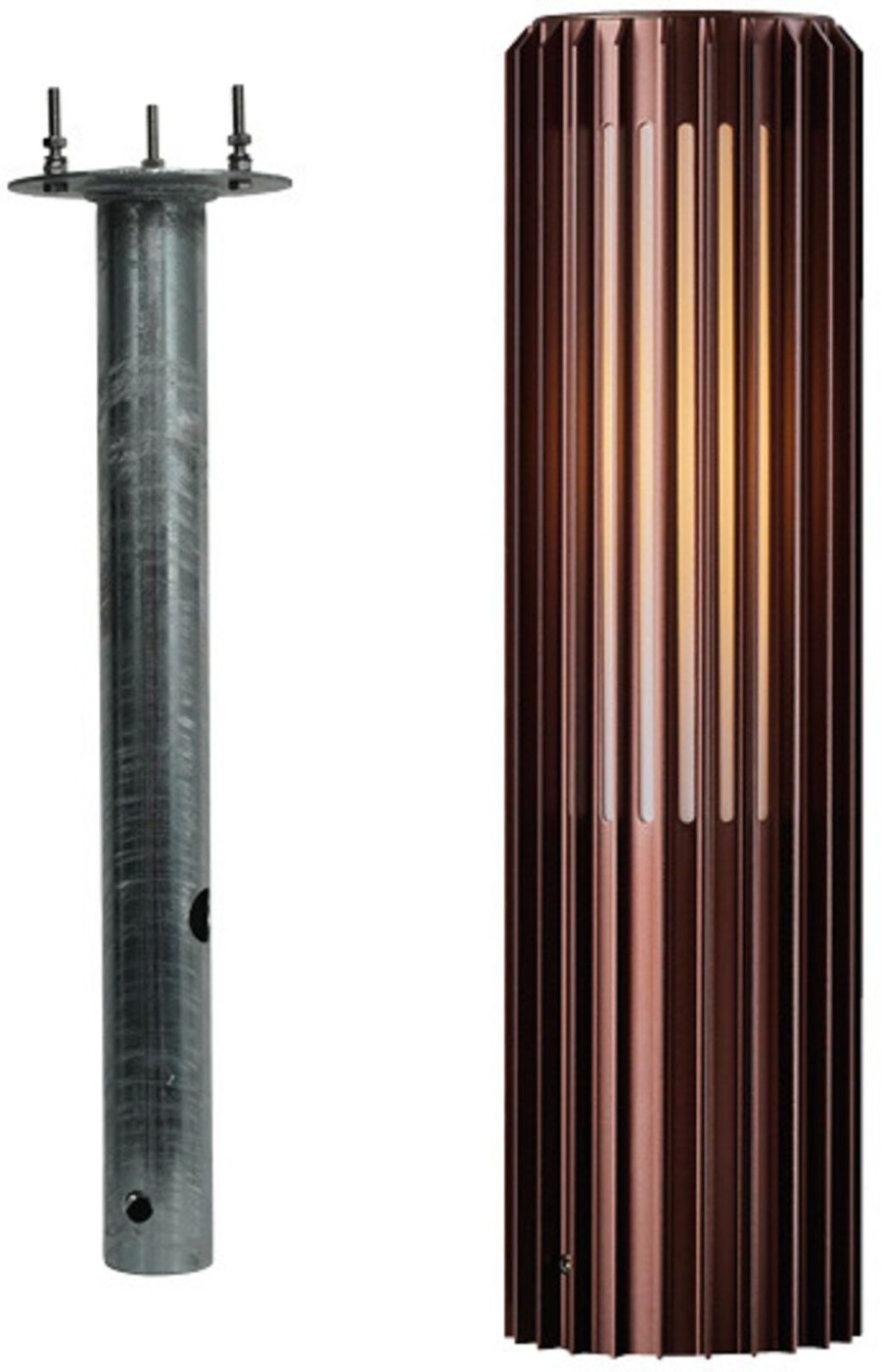 Nordlux Aludra Gartenleuchte H45,4 cm,  Seaside Metallic Brown