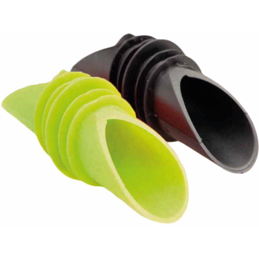 Point Virgule Druppelvrije Schenkstop 2 stuks, Groen/Zwart