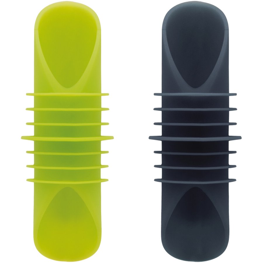 Point Virgule Druppelvrije Schenkstop 2 stuks, Groen/Zwart