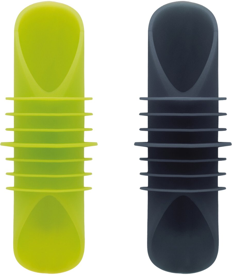 Point Virgule Druppelvrije Schenkstop 2 stuks, Groen/Zwart