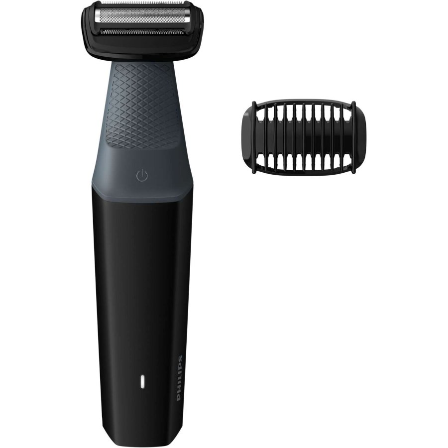 Philips Series 3000 Bodygroom Trimmer til Lyske og Krop, Sort/Gr�