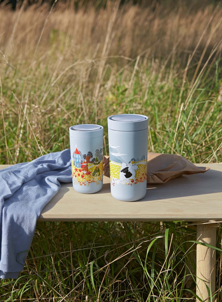 Stelton Click To Go Mumi Kop 0,2 L, Moomin Soft Sky