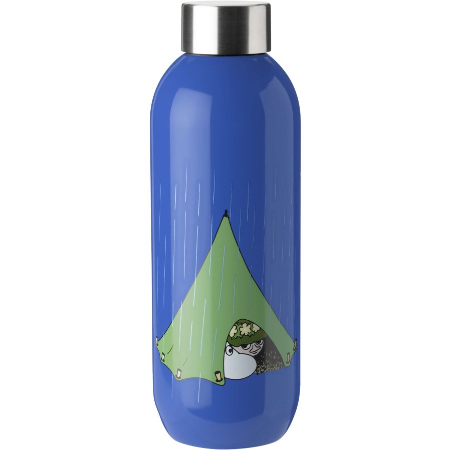 Stelton Keep Cool Mumin Trinkflasche 0,75 L, Moomin Camping