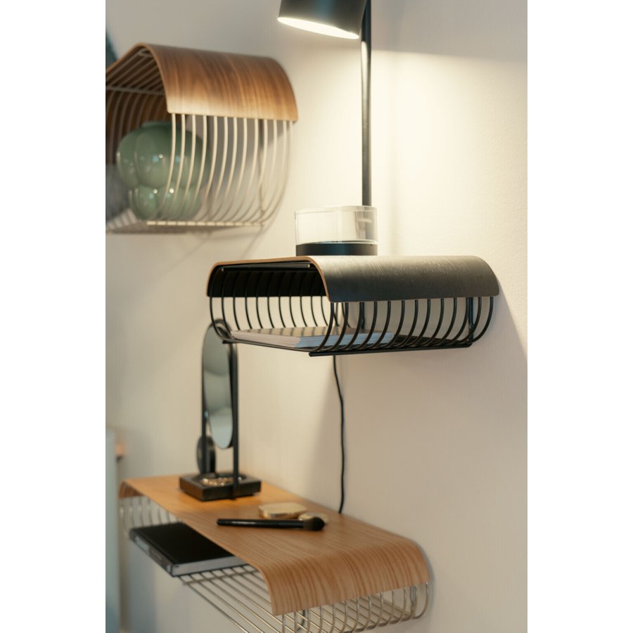 AYTM CURVA Tablett 41 cm, Schwarz