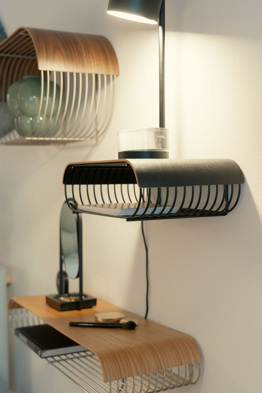 AYTM CURVA Tablett 41 cm, Schwarz