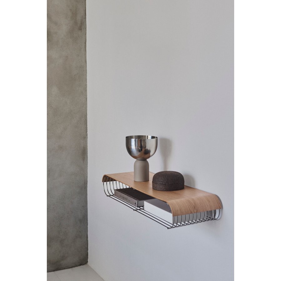 AYTM CURVA Tablett 81 cm, Eiche