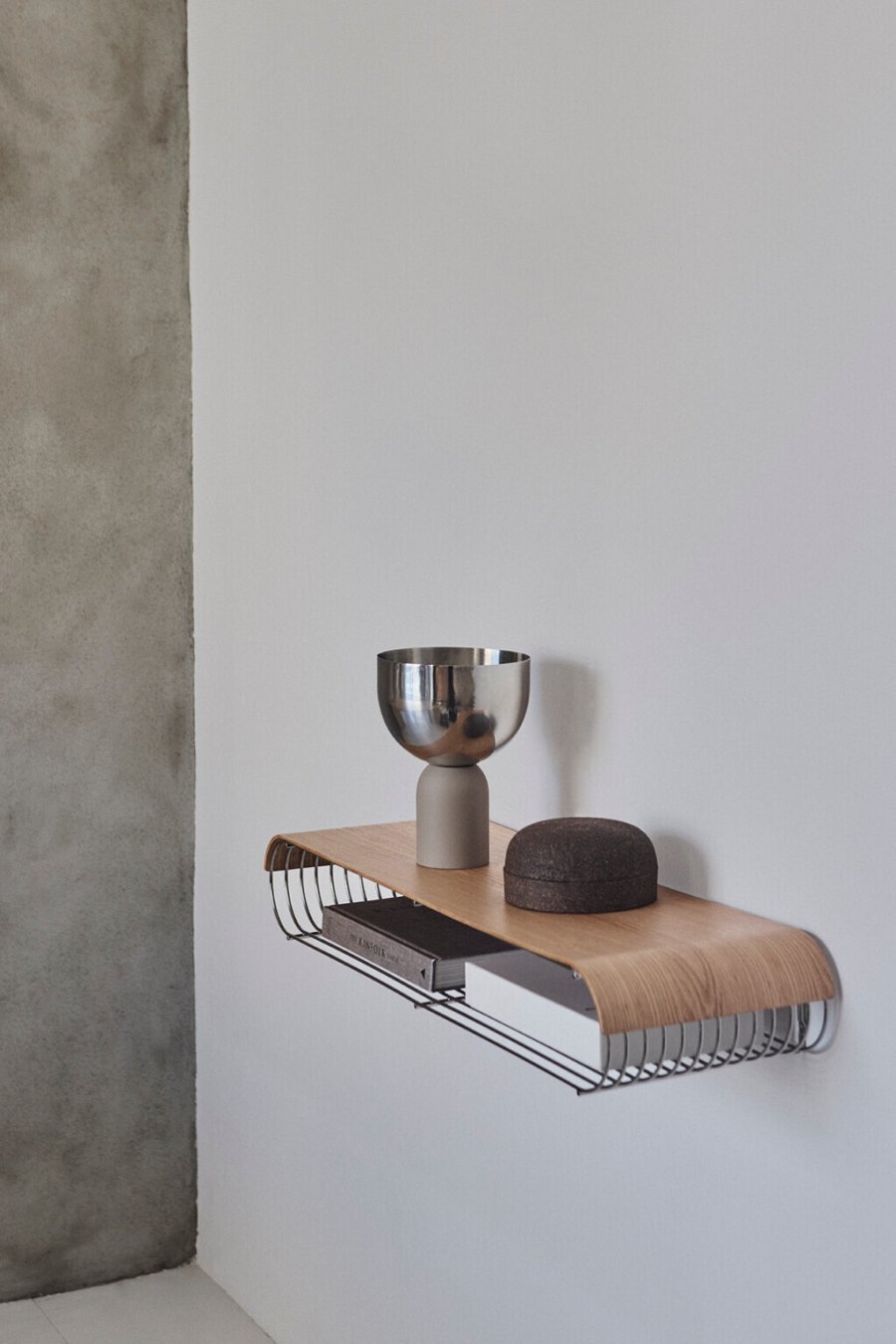 AYTM CURVA Tablett 81 cm, Eiche