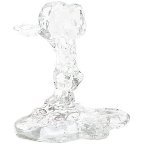 POLSPOTTEN Drip Lysestage H14 cm, Glas