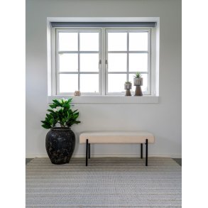 House Nordic Swindon Bænk 100 cm, Hvid