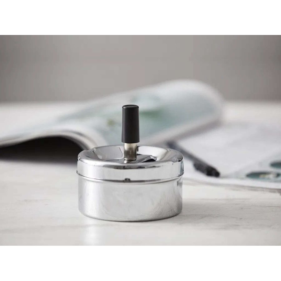 Funktion Aschenbecher 9 cm, Chrom