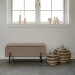 House Nordic Watford Bænk 95 cm, Beige