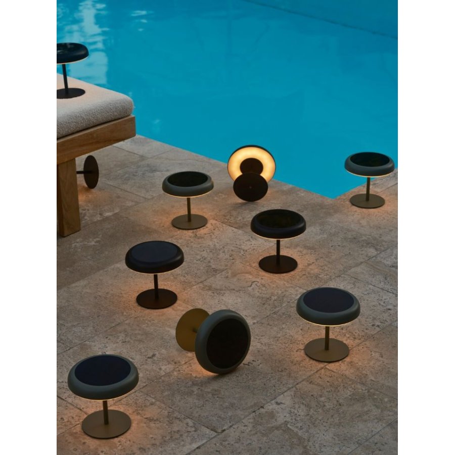 Nordlux Elmer Akku-Tischleuchte H17 cm, Schwarz