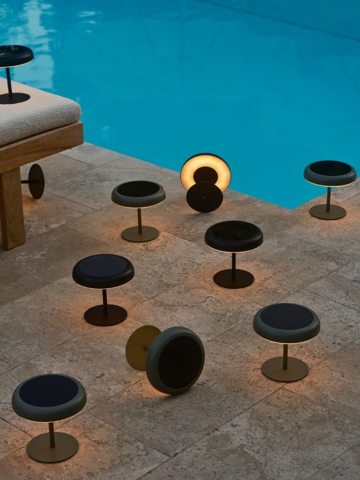 Nordlux Elmer Akku-Tischleuchte H17 cm, Schwarz