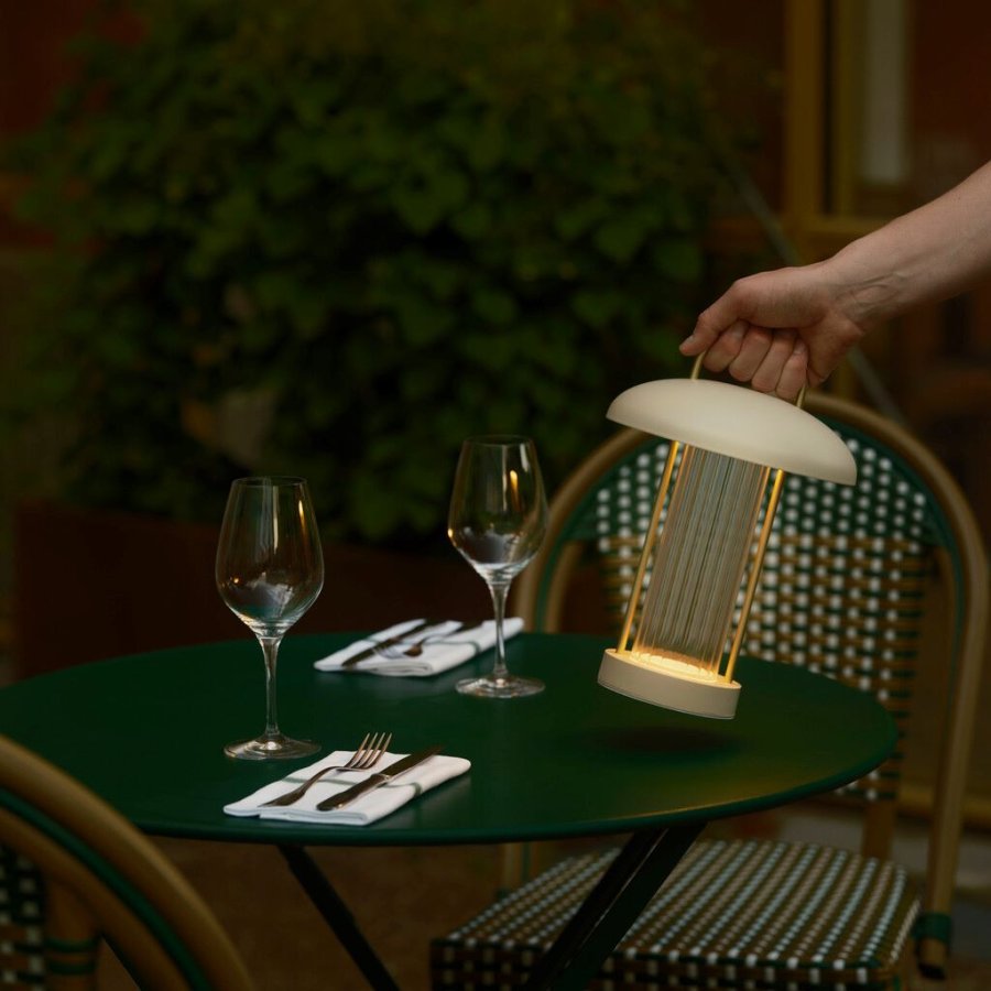 Nordlux Mirano Oplaadbare Tafellamp H29 cm, Beige