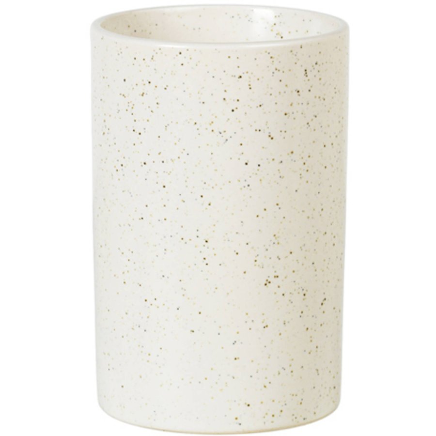 Broste Copenhagen Nordic Vanilla Gef H14,5 cm, Cream w. Grains