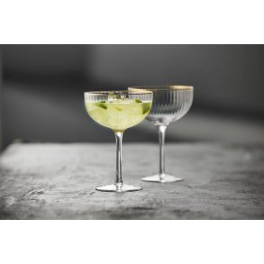 Lyngby Glas Palermo Cocktailglas Gold 4 stk. 31,5 cl