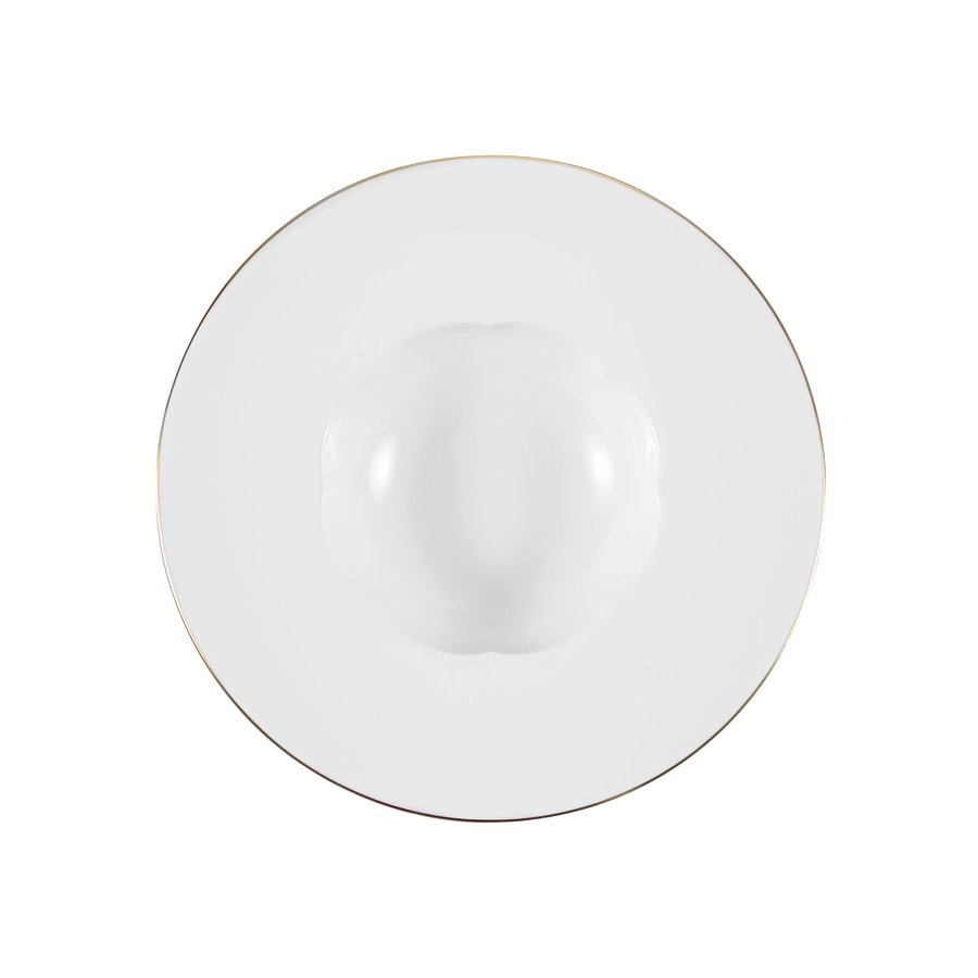 Rosenthal Sonetto Oro Suppenteller 28,1 cm, Wei�/Gold