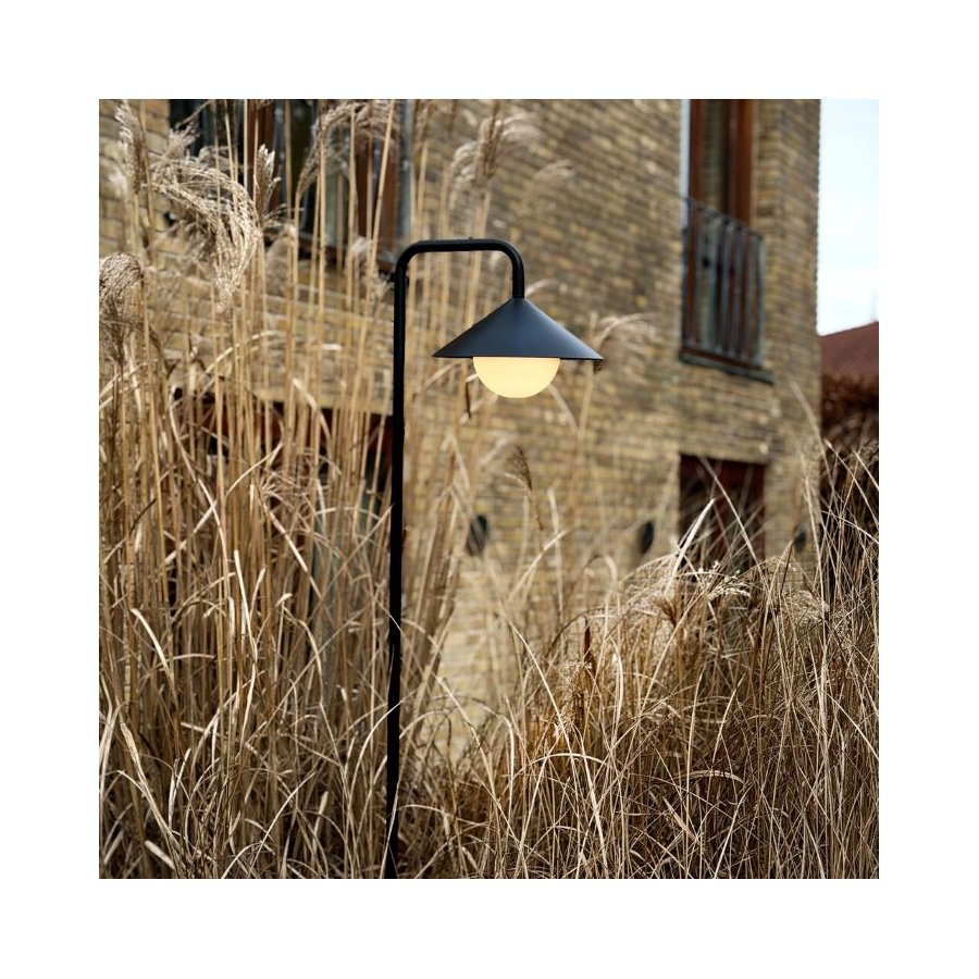 Dyberg Larsen Nova Udend�rs Havespyd/Lyskugle LED m. Fjernbetjening H80 cm, Sort