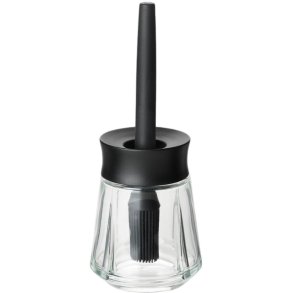 Rosendahl Grand Cru Marinadenglas mit Pinsel 25 cl, Schwarz