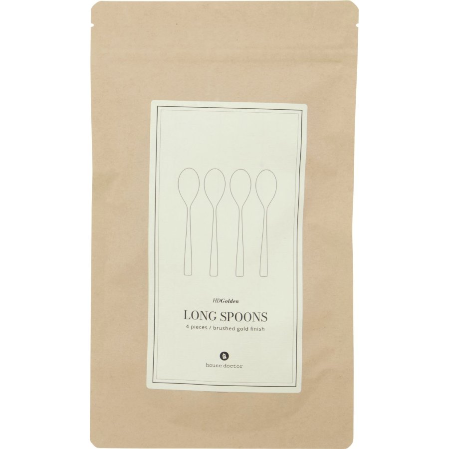 House Doctor Lang Ske 4 stk, Gylden