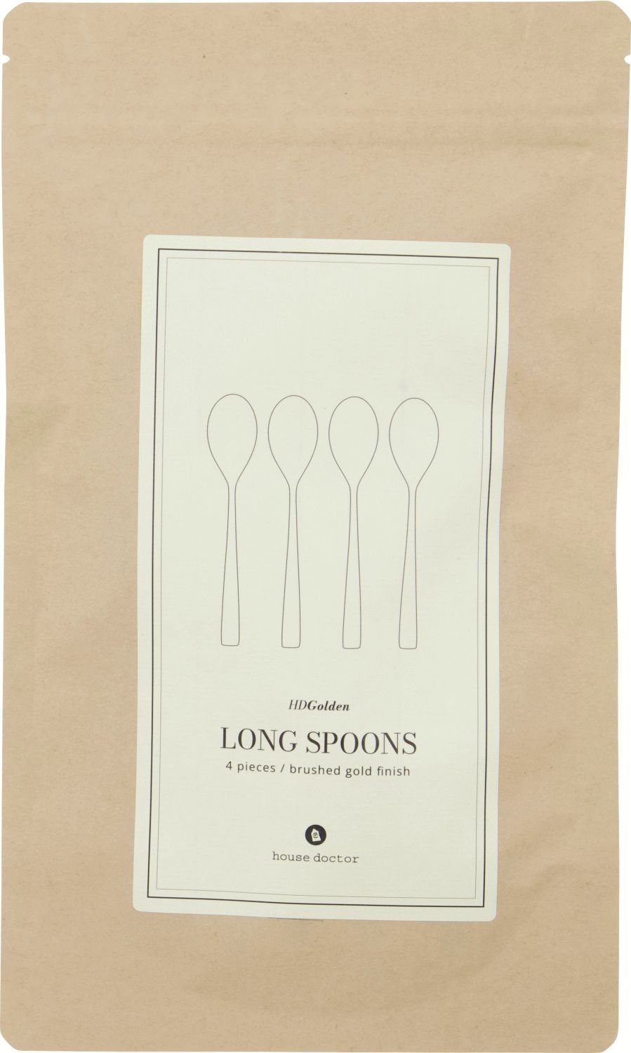 House Doctor Lang Ske 4 stk, Gylden