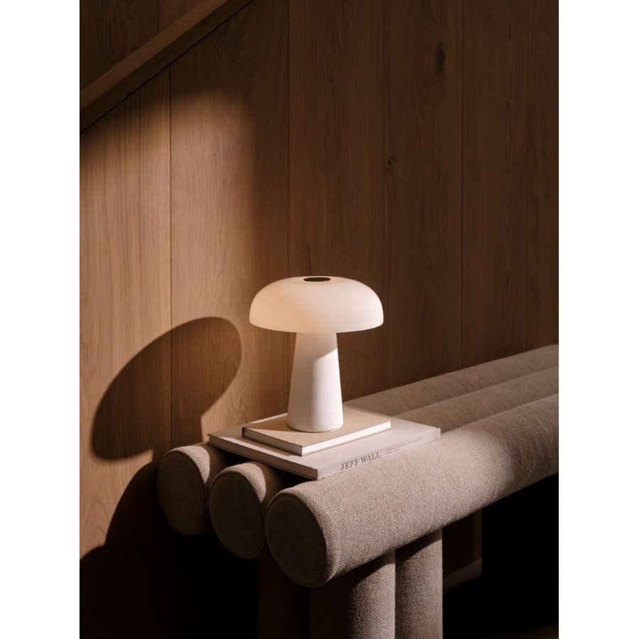DFTP Glossy Mini Tr�dl�s Bordlampe LED H24 cm, Hvid